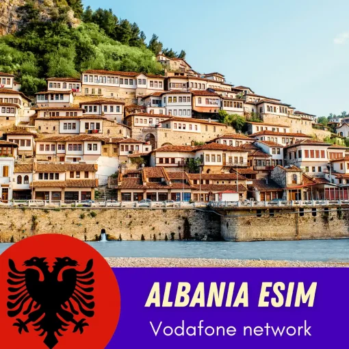 Albania eSIM Vodafone network